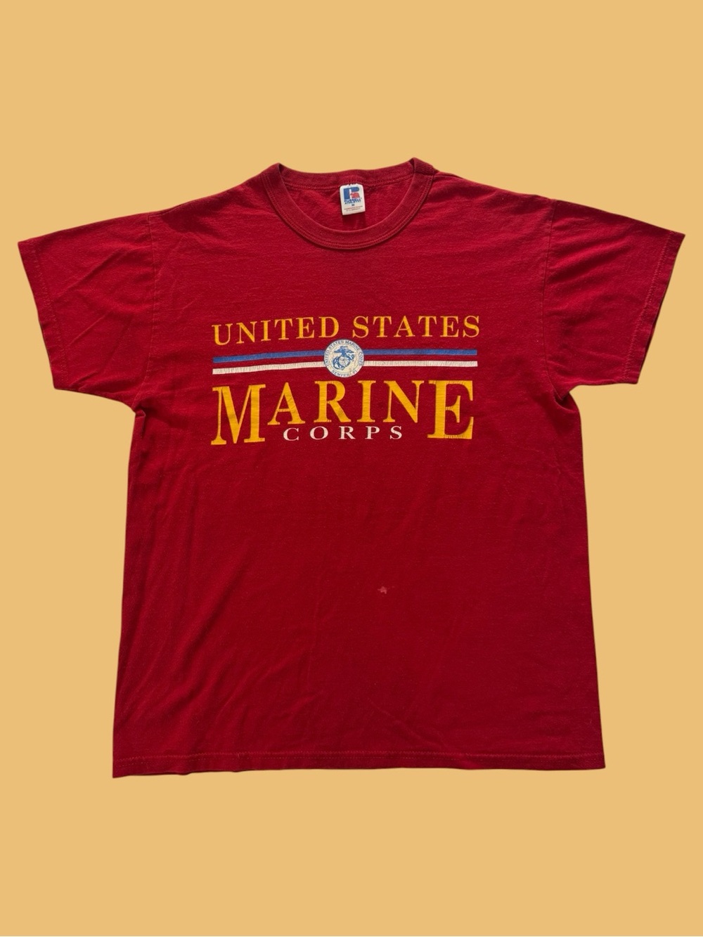 Vintage 90’s Marines Russell Red Graphic Tee